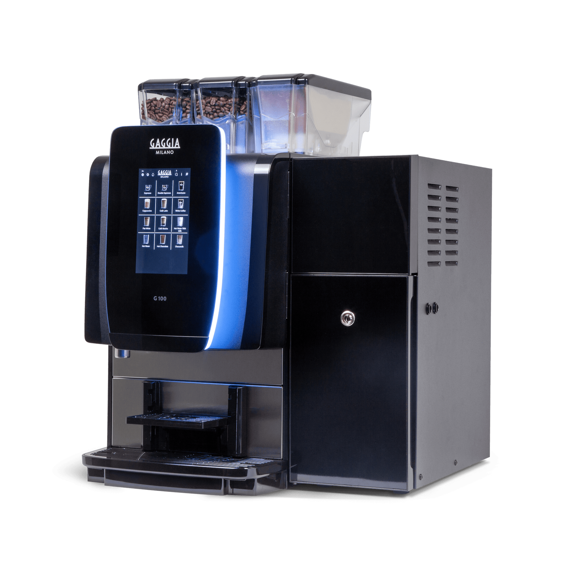 Gaggia G100 coffee machine on a white background