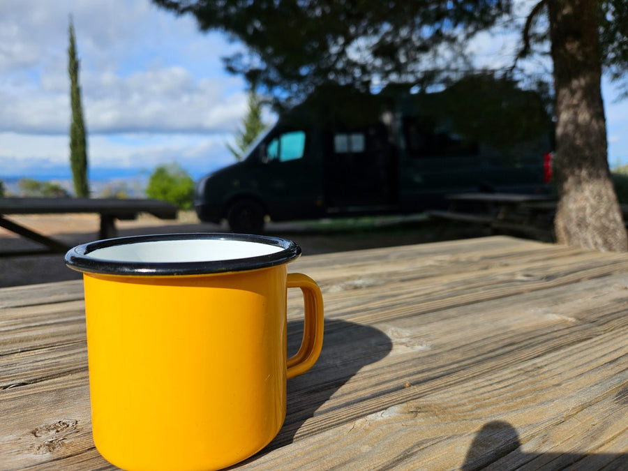 The campervan, somewhere good