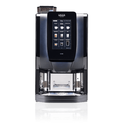 Front view of a Gaggia G300 bean-to-cup coffee machine with touchscreen and bean hopper